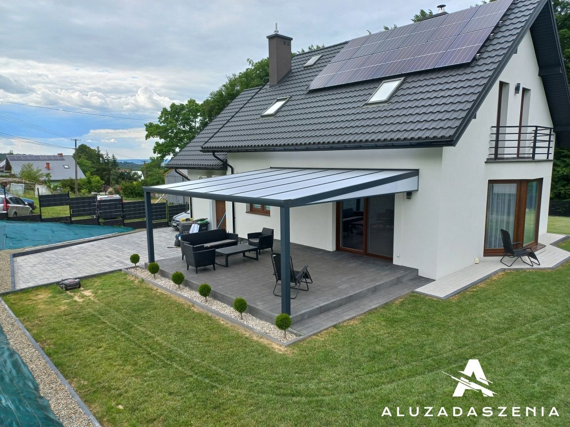 Aluminiowe zadaszenie tarasu, Pergola