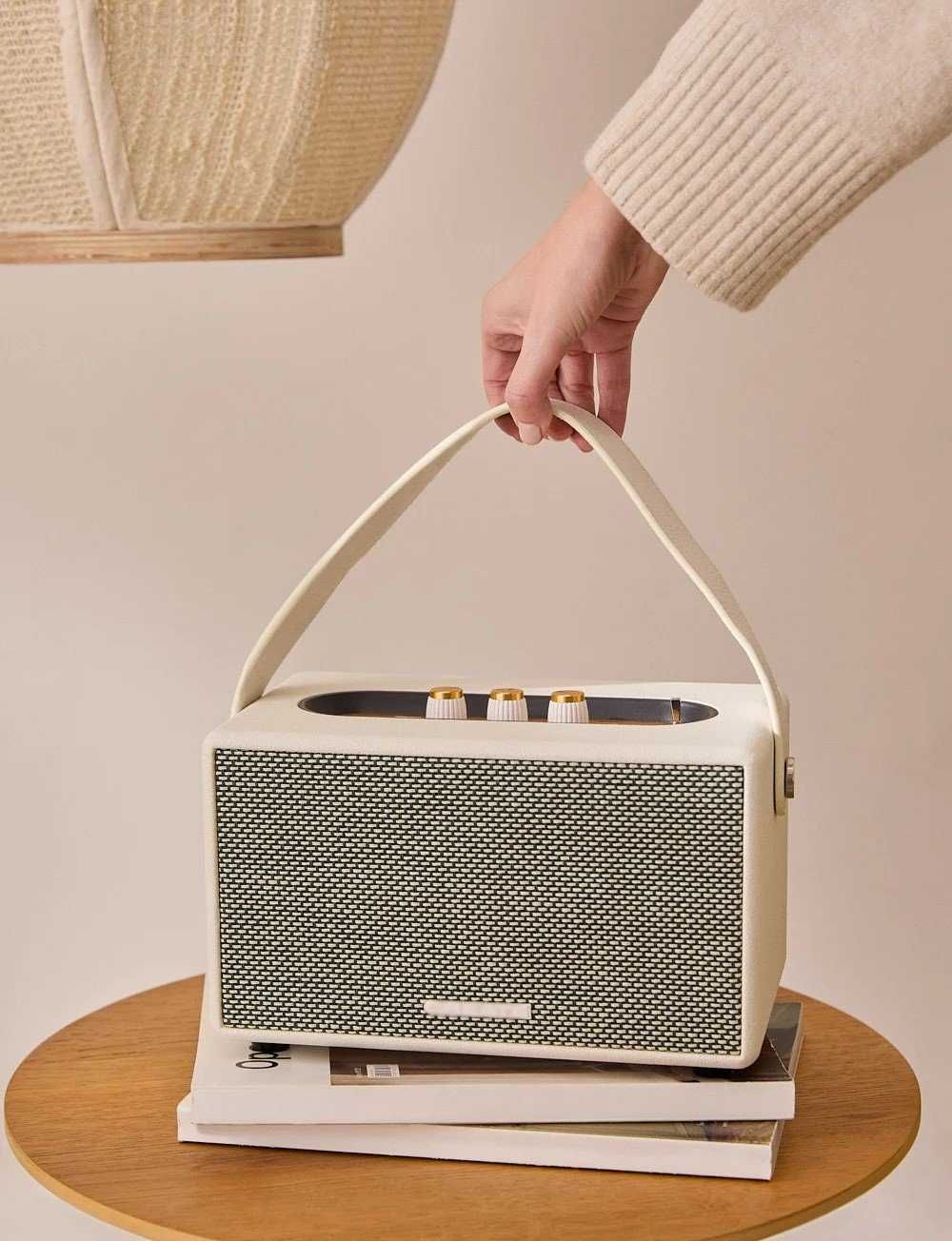 Coluna Bluetooth 40W estilo Retro