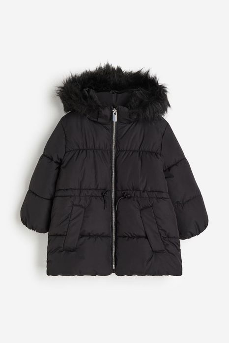Куртка зимова довга пуховик H&M 4-6р зріст 110-116см