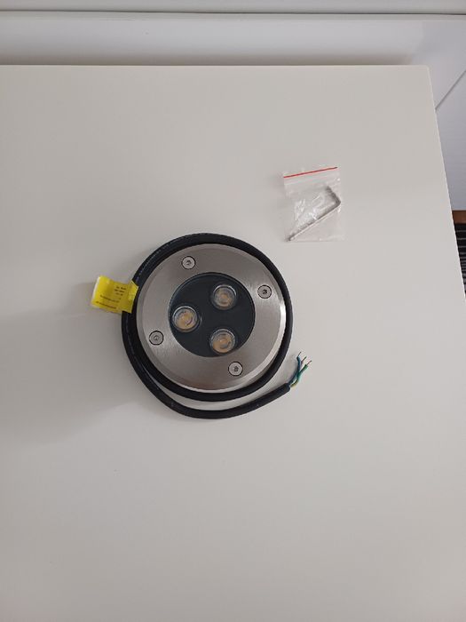 Zewnętrzny Reflektor punktowy LED, 3W, Oprawa Gruntowa Do Wbudowania