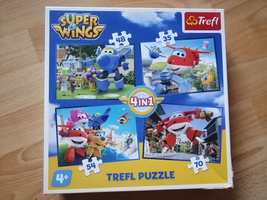 Puzzle 4w1 Super Wings trefl