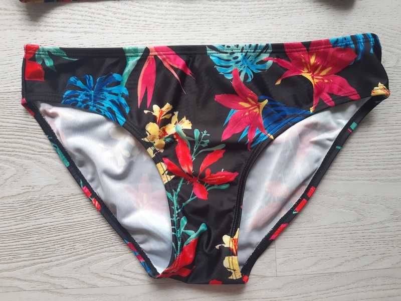 Strój kostium kąpielowy bikini kwiaty tropic tropikalny 34,XS/36,S