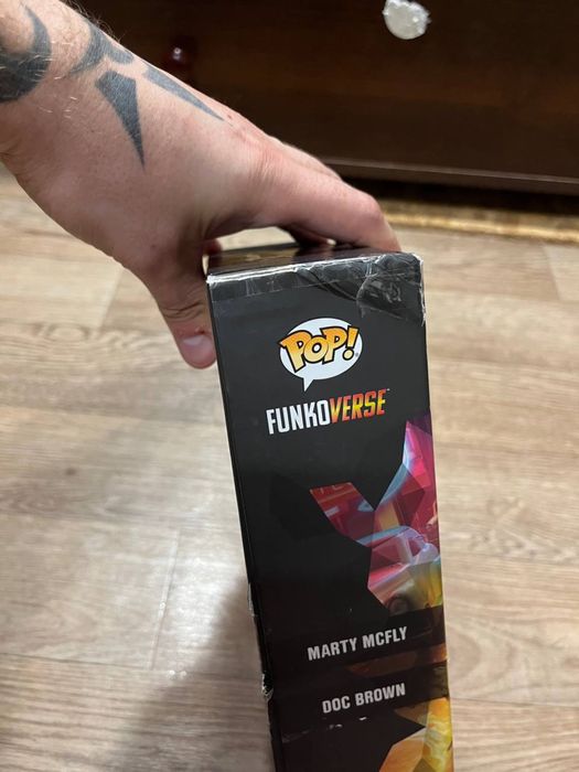 Фігурки фанко поп funko pop з настольною грою назад у майбутне