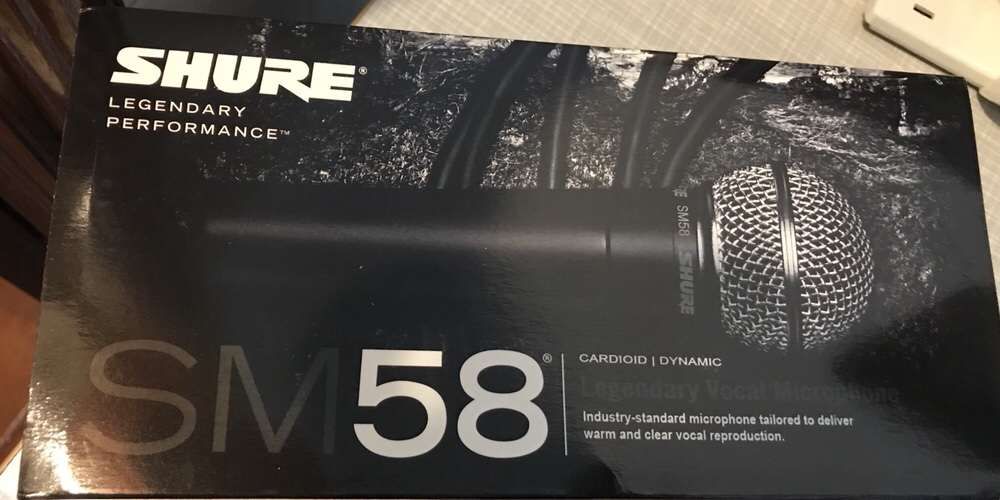 Microfone shure sm58