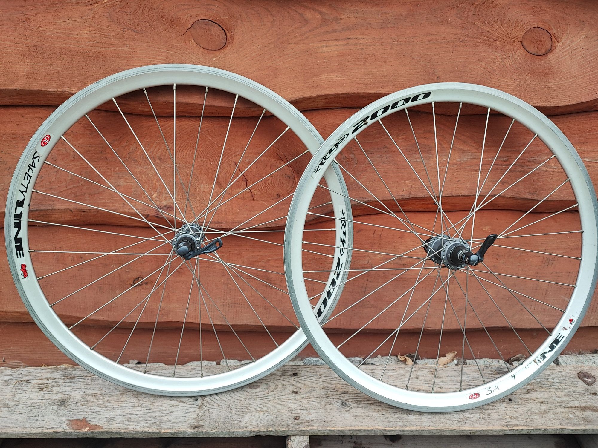 Komplet kół rowerowych Rigida Safety Line 26" Shimano Deore LX Retro