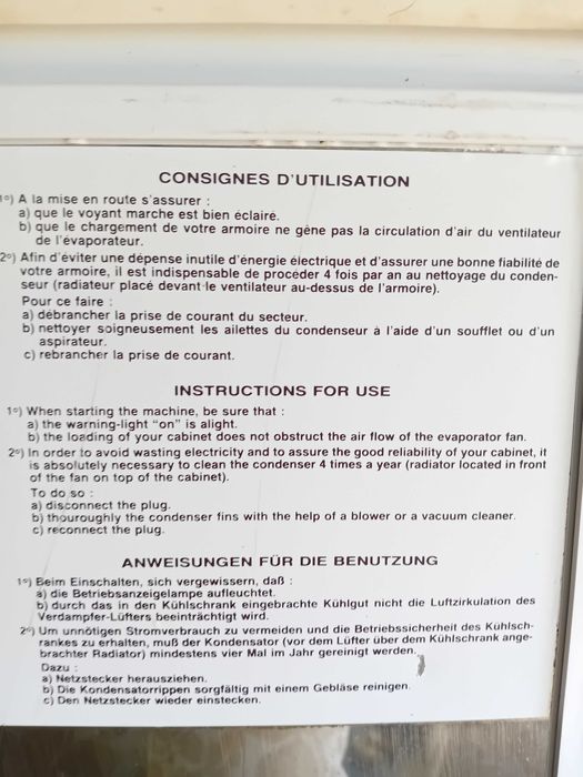 Cãmara frigorifica em aço inoxidavel