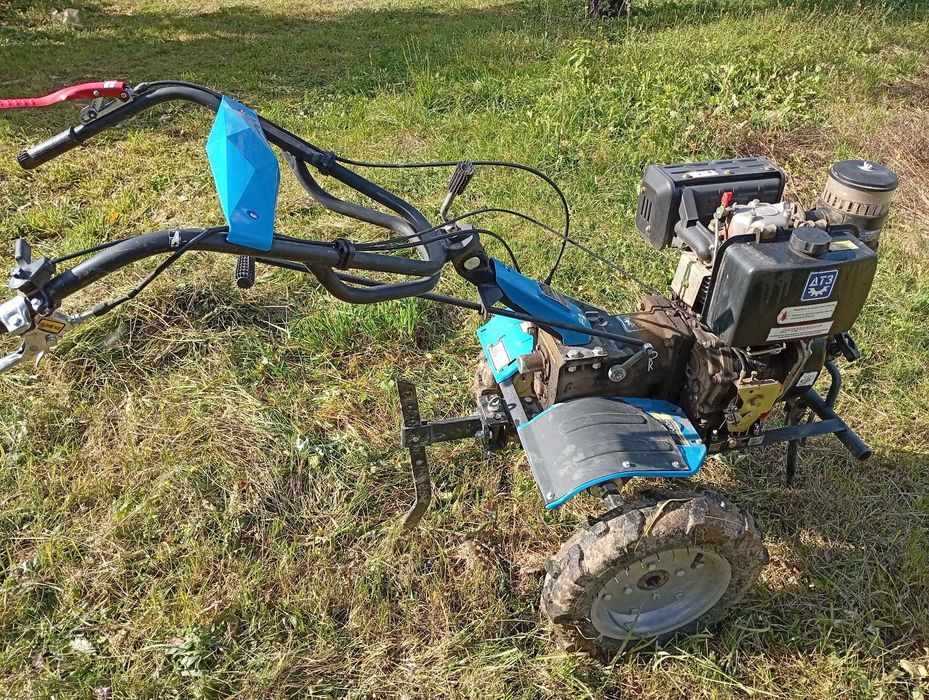 Дизельний мотоблок ДТЗ 510ДН + фреза + обгонні розблокіратори