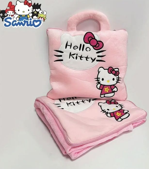 Conjunto 2 em 1 almofada + manta (cobertor/Edredão)