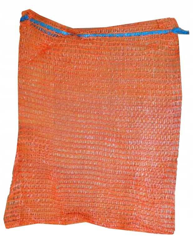 Worek worki raszlowe z zaciągiem 50x80 cm pomarańczowy 30 kg - 100 szt