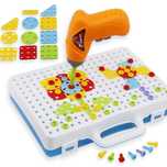 PUZZLE Klocki WKRĘTARKA w Walizce Zestaw EDUKACYJNY dla Dzieci Sklep