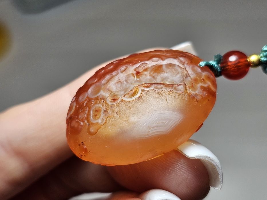 Agat Alxa gobi wisiorek