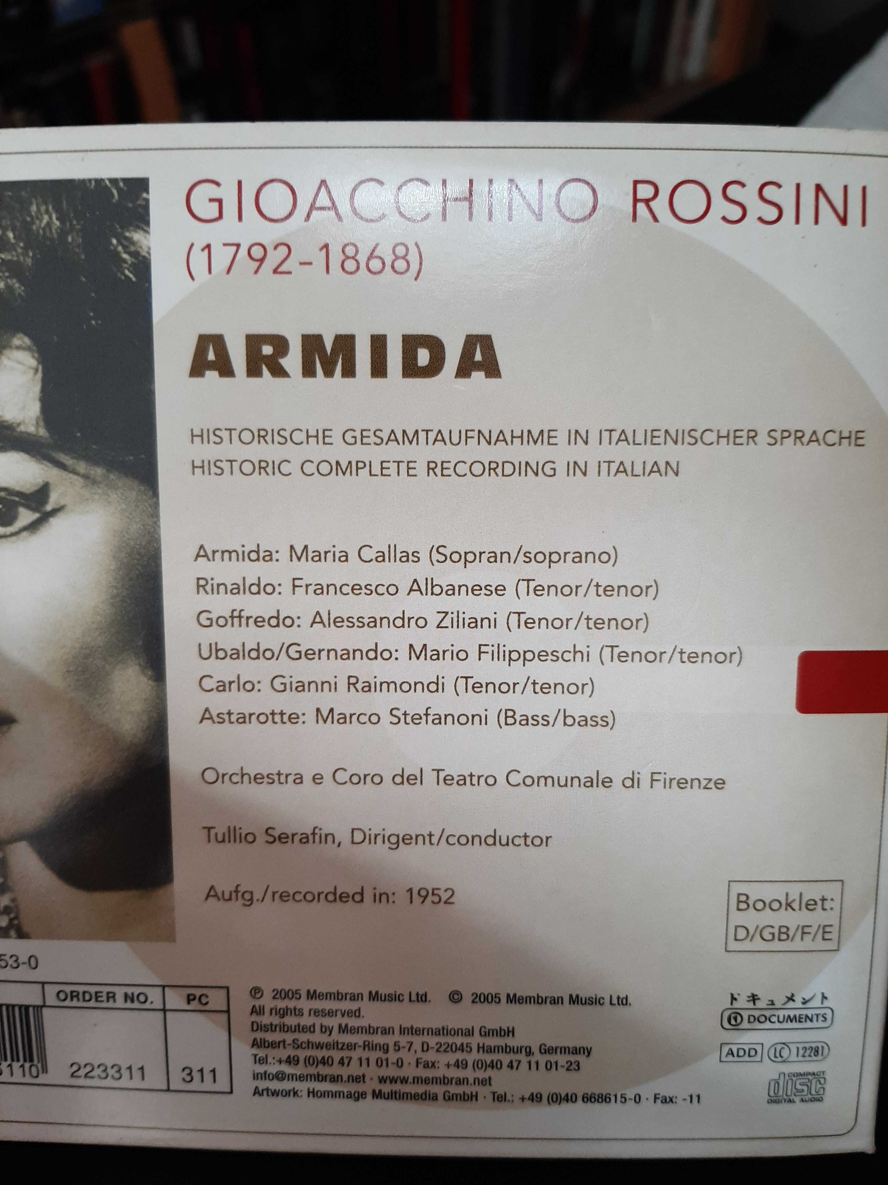 Rossini – Armida – Maria Callas, Francesco Albanese – Tullio Serafin
