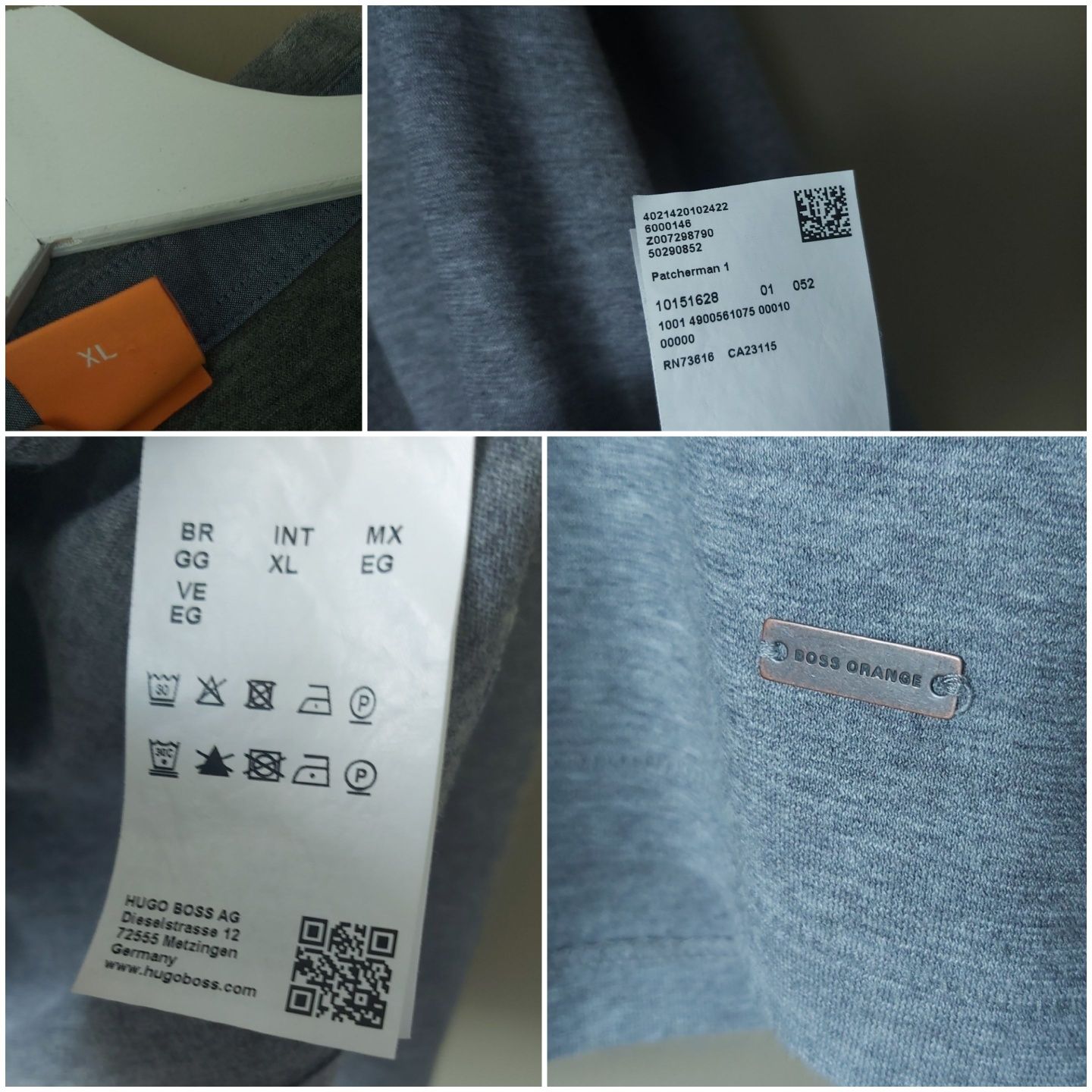 Hugo Boss Orange koszula bawełniana XL na wysokiego męższczyznę