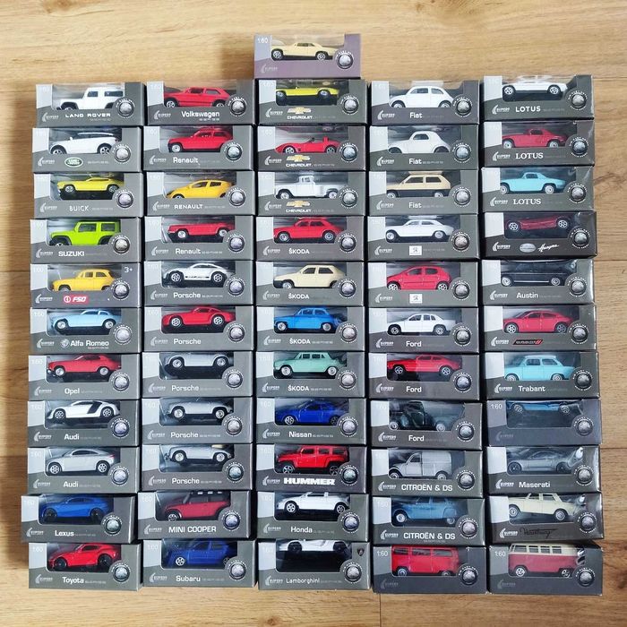 Lote de 56 miniaturas 1/60 da Welly de 2010 Novas em caixa