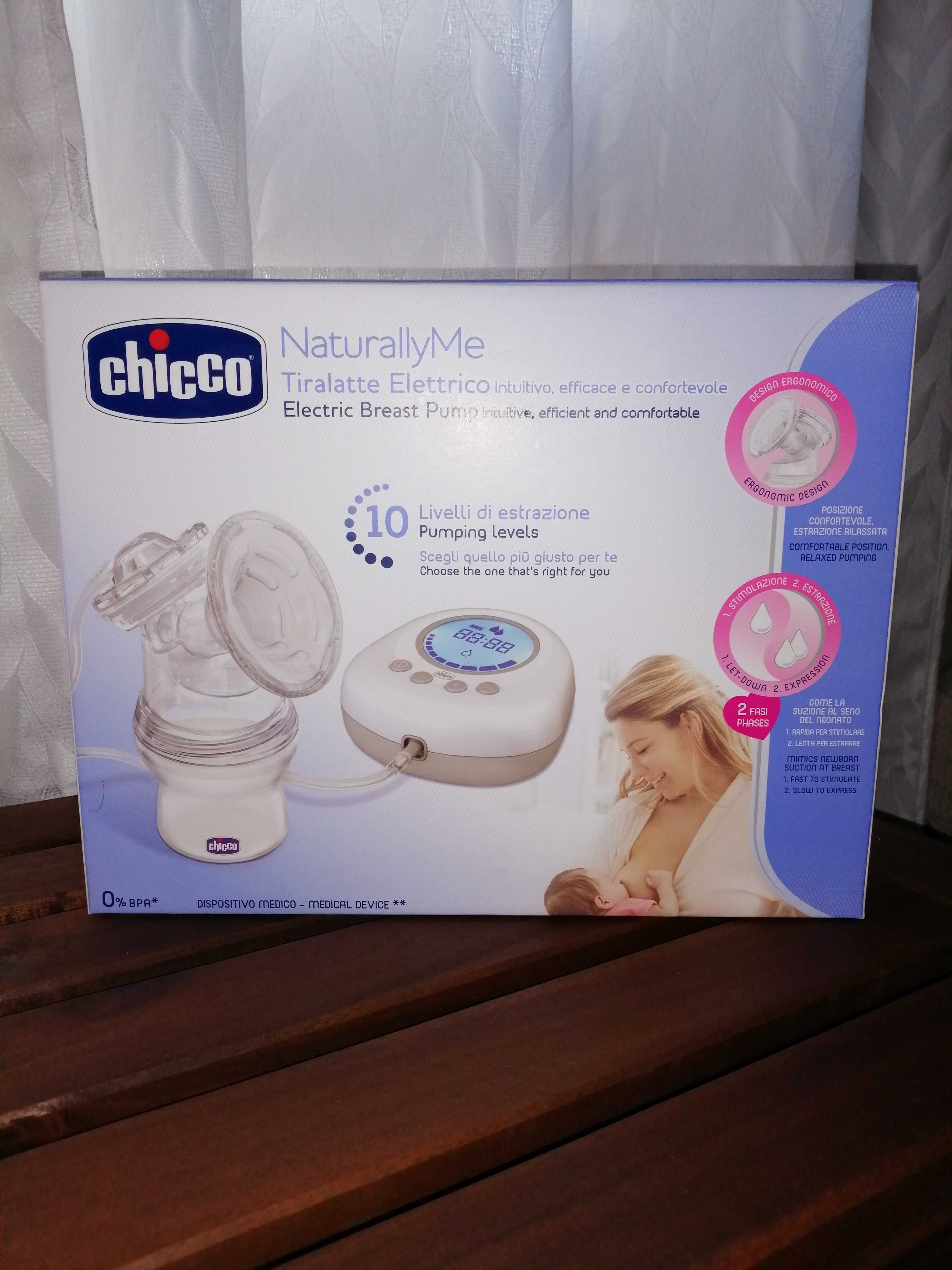 Tira leite electrico chicco NaturallyMe Como Novo