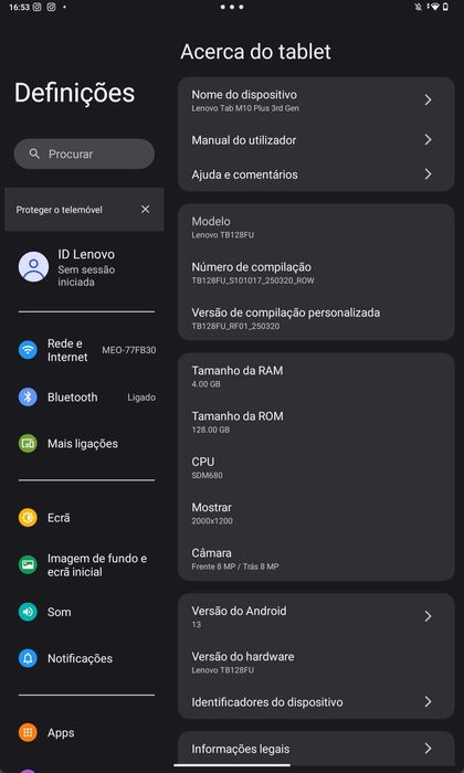 Tablete Lenovo M10 Plus 3rd Gen