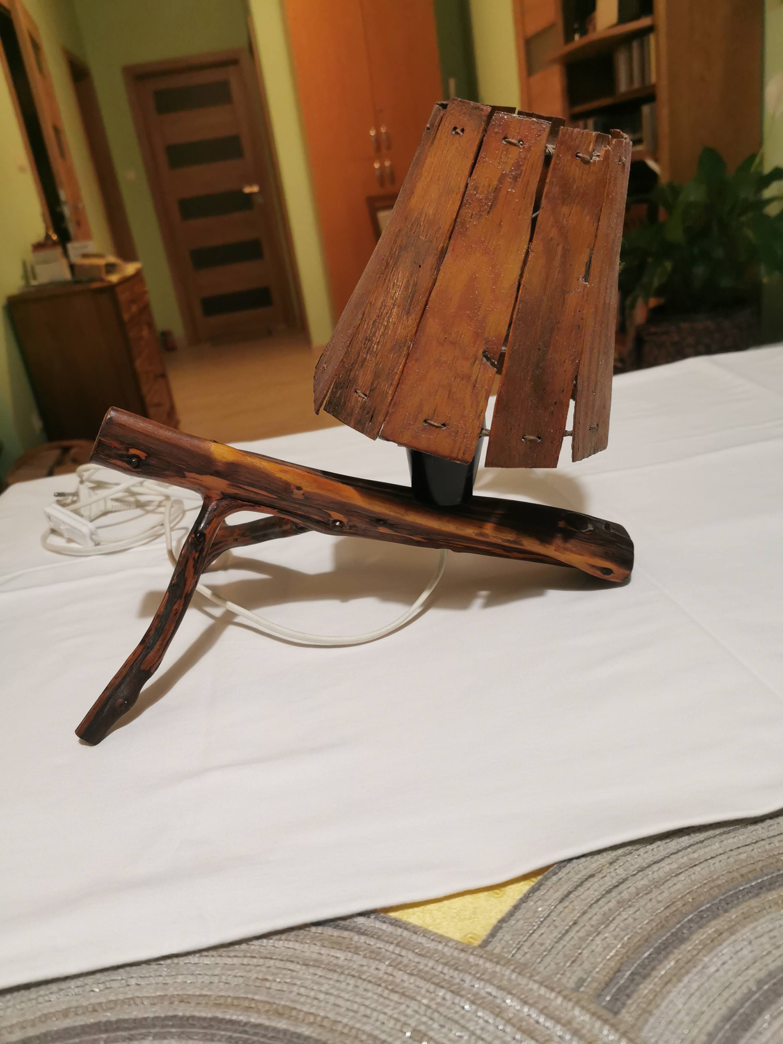 Stara artystyczna lampka jałowiec Bydgoszcz