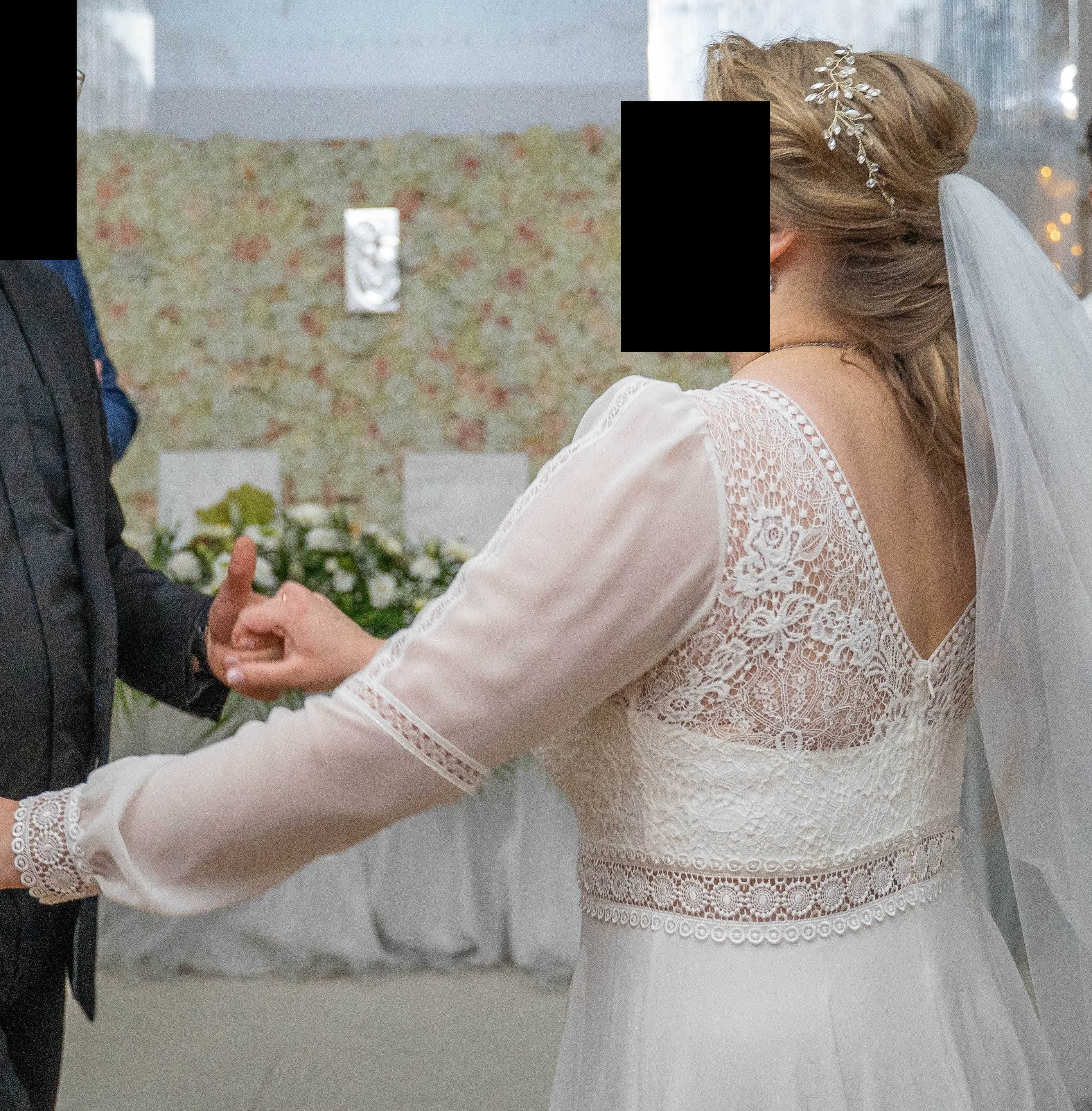 Suknia ślubna Layla z salonu Dama Couture, rozmiar 42/44