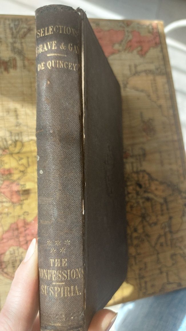 XIX wiek De Quincey  Confessions of and English opium Eater