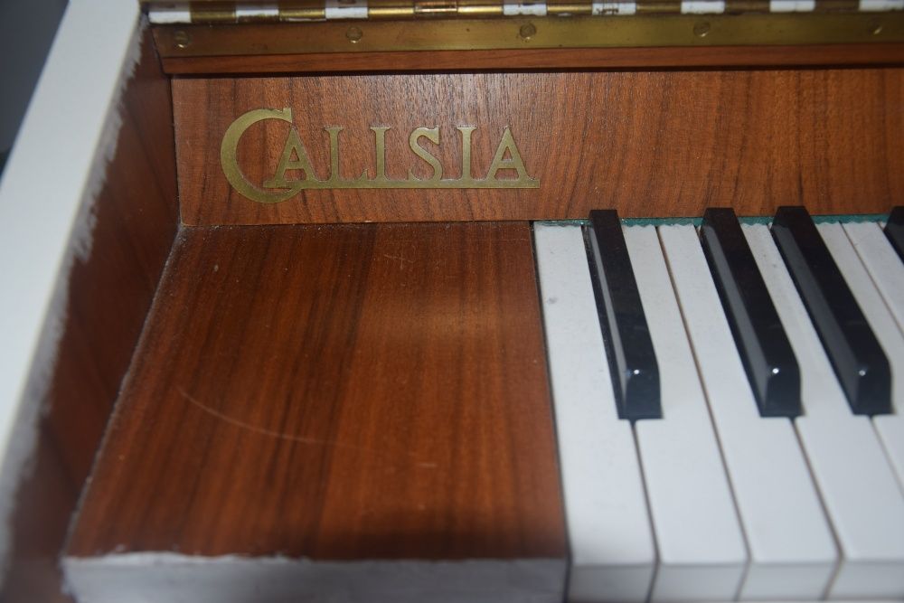 Piękne Białe pianino Calisia