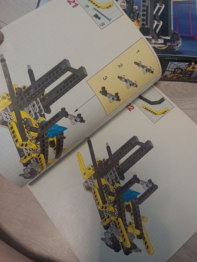 Puste pudełko i instrukcja Klocki LEGO technic 8248