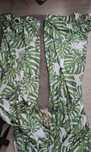 Zasłony liście,  monstera komplet 135cm x 240cm