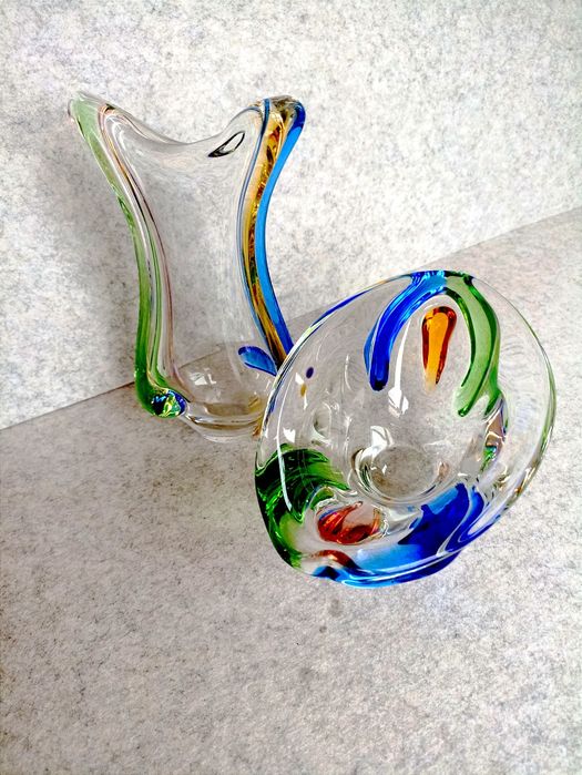 Wazon komplet, PRL, vintage, retro