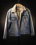 Ex-Boyfriend's Sherpa - Sherpowa Jeansowa Kurtka Damska Levi's - L