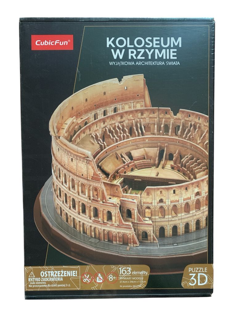 Puzzle 3D Koloseum w Rzymie architektura świata