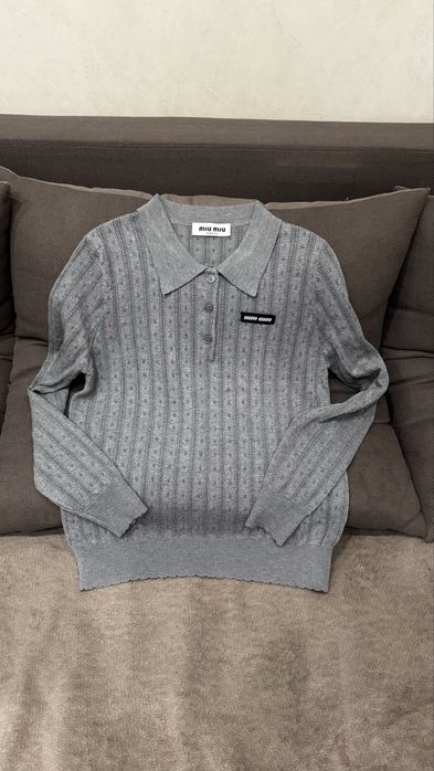 Трикотажний кжемпер, кофта, поло Miu Miu XS, S