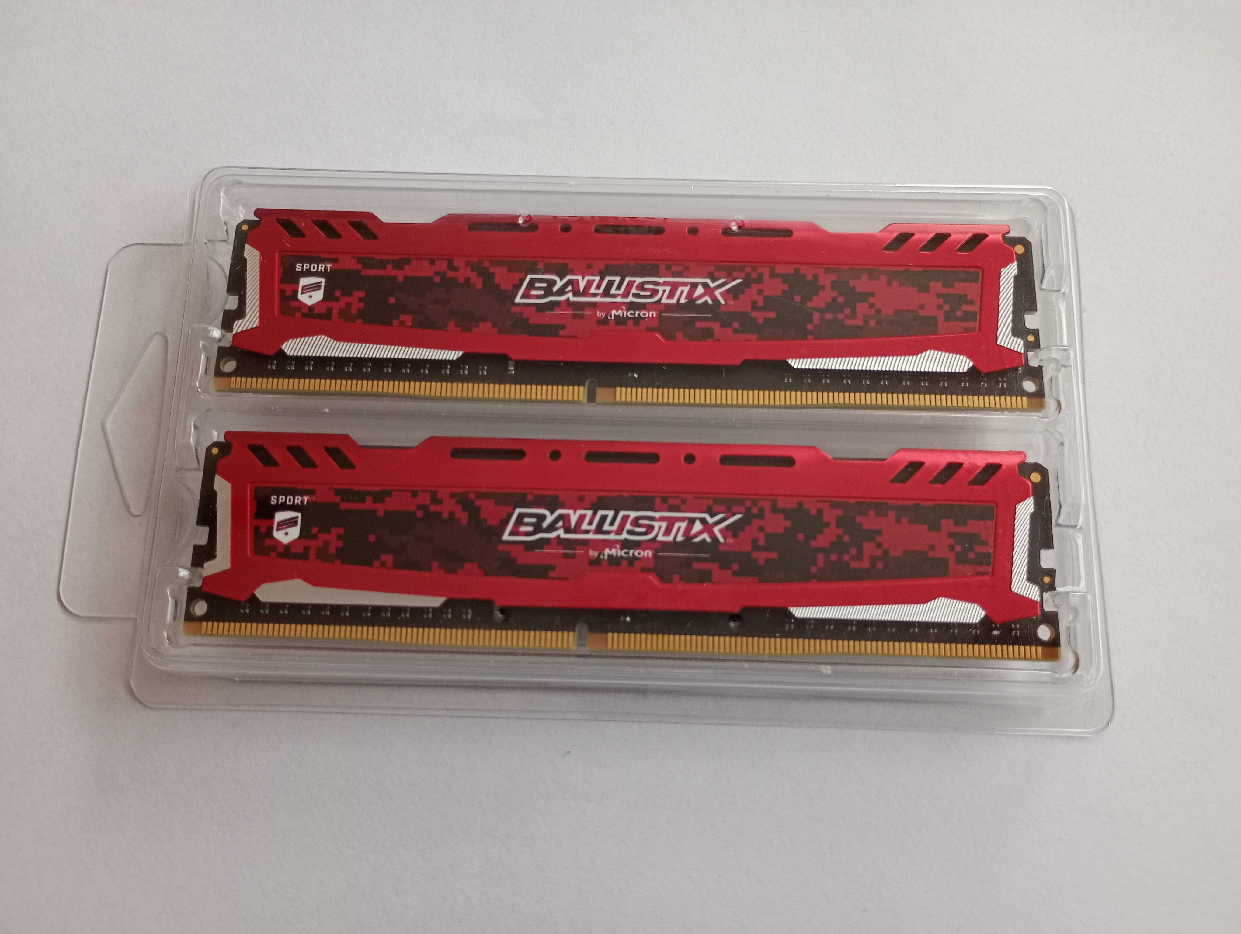 Pamięć RAM Crucial Ballistix 2x8GB 3000 MHz DDR4 CL15 – Stan BDB