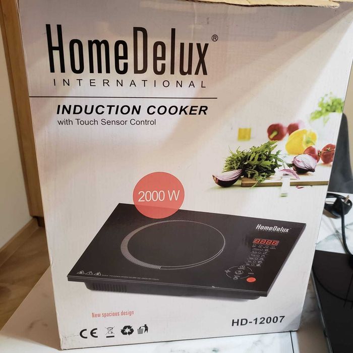 NOWA KUCHENKA INDUKCYJNA HOME DELUXE HD-12007 na kemping jeden palnik