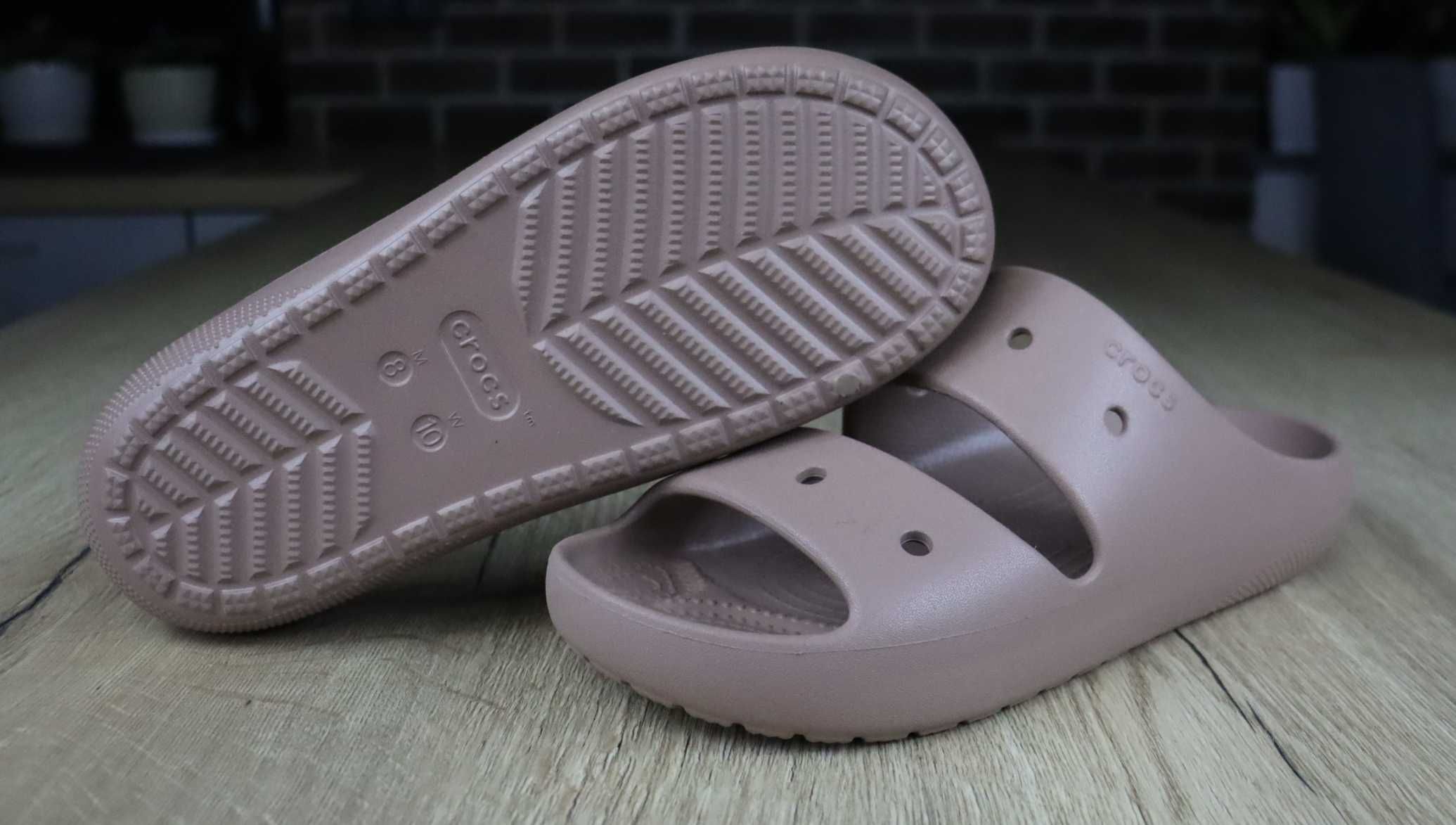 Crocs piankowe klapki M8 W10 41/41 ( 27 cm) nowe