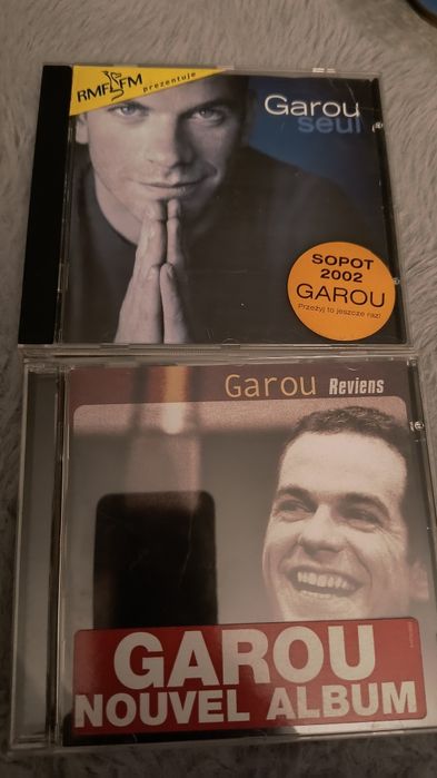 Dwie płyty, albumy CD z muzyką Garou