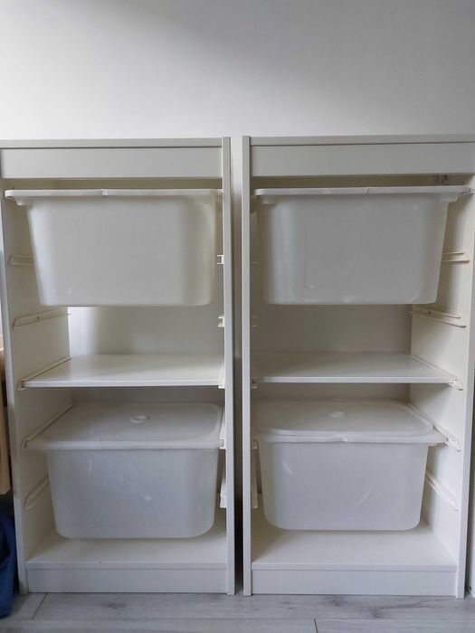 IKEA TROFAST Regał z pojemnikami biały