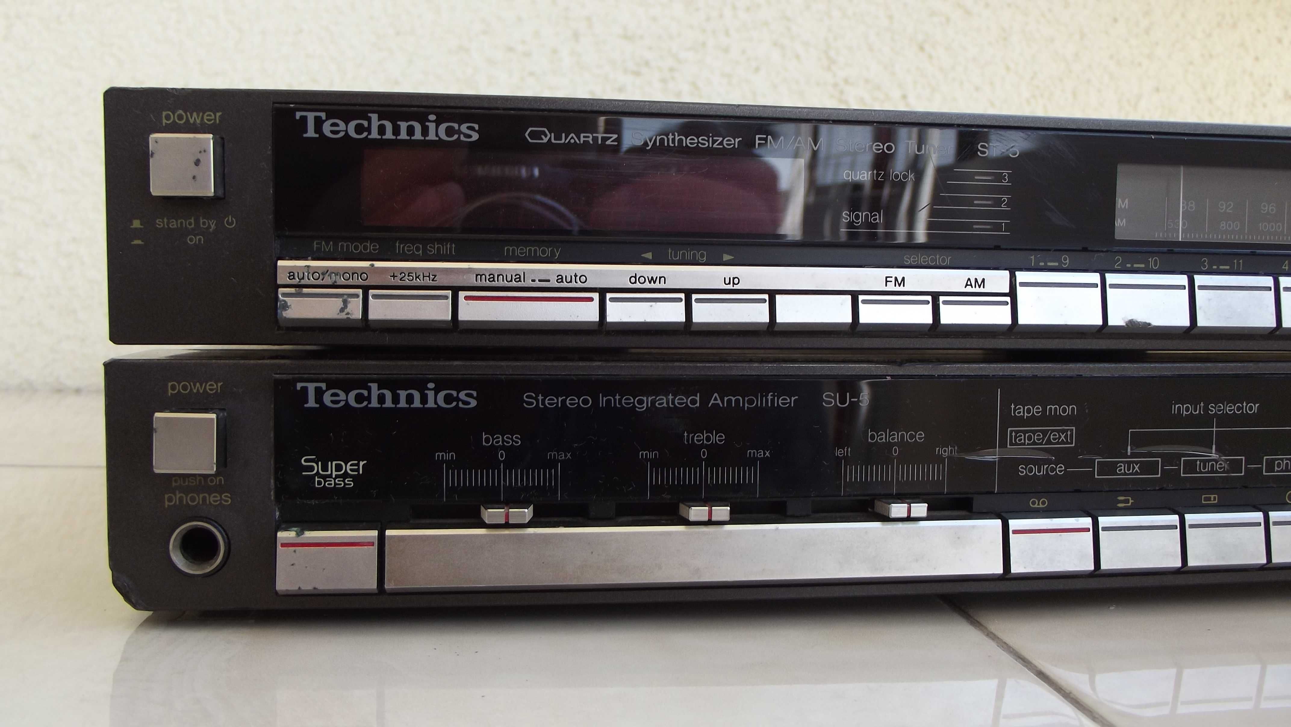 Wzmacniacz TECHNICS SU-5 + TECHNICS ST-5 Made in Japan