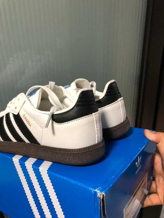 Buty Trampk Adidas_Samba_Vegan_White_Gum R.39