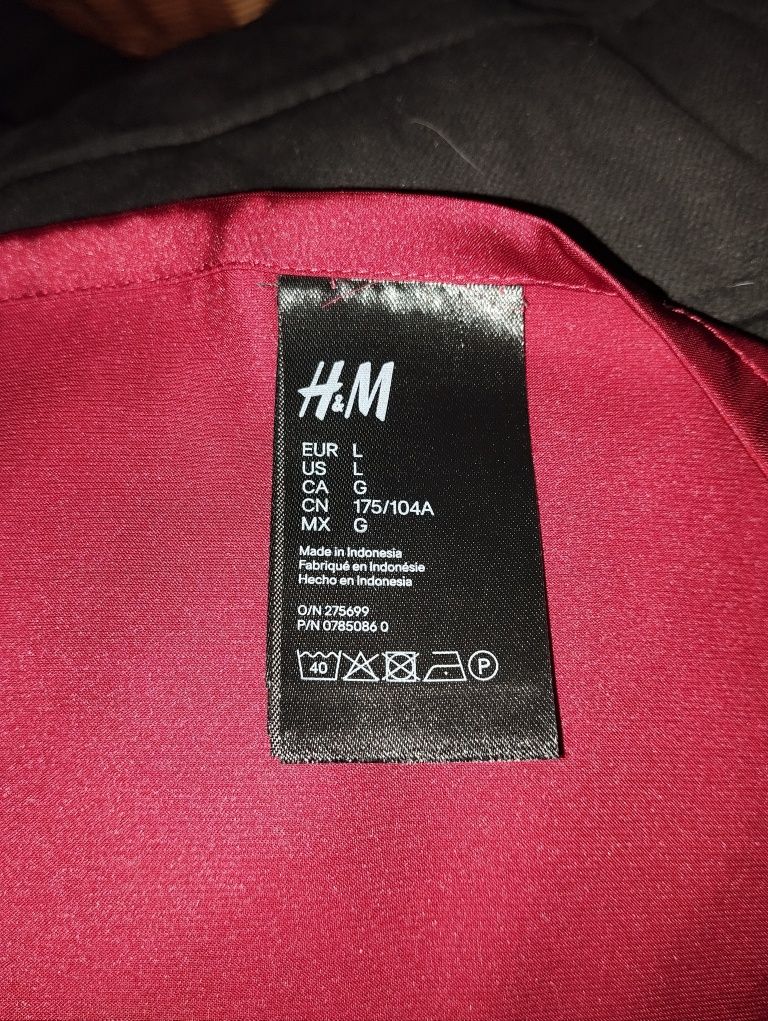 Satynowa koszulka z koronką H&M