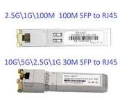 10G\5G\2.5G\1G SFP to RJ45 модуль (трансивер) Cisco\MikroTik\TP-Link..