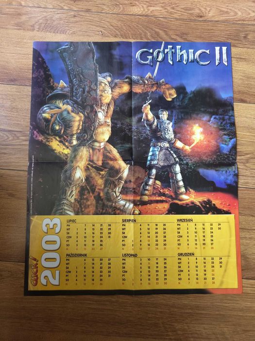 Dwustronny Kalendarz-Plakat 2003 (Gothic II / 007 Nightfire): Click!