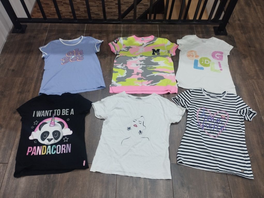 Paka ubrań firmowe H&M, Cocodrillo, smyk spodnie sukienka koszulki 158