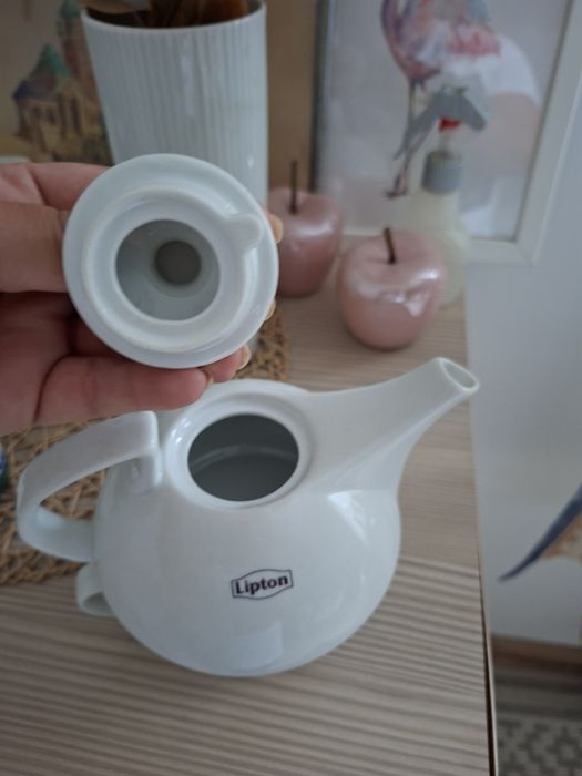 Lipton filiżanka i czajniczek