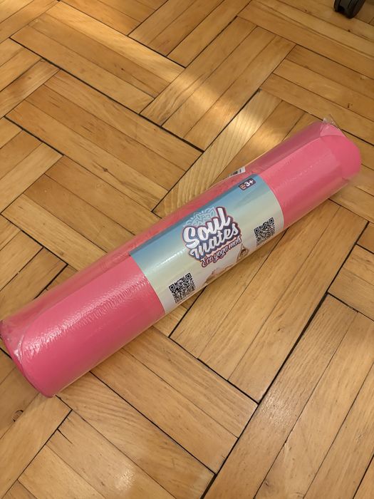 Różowa Mata do Jogi Pilatesu dla Dziecka 120x55