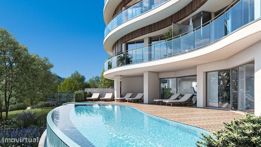 T3 em condomínio com VISTA piscina, jardim e ginásio