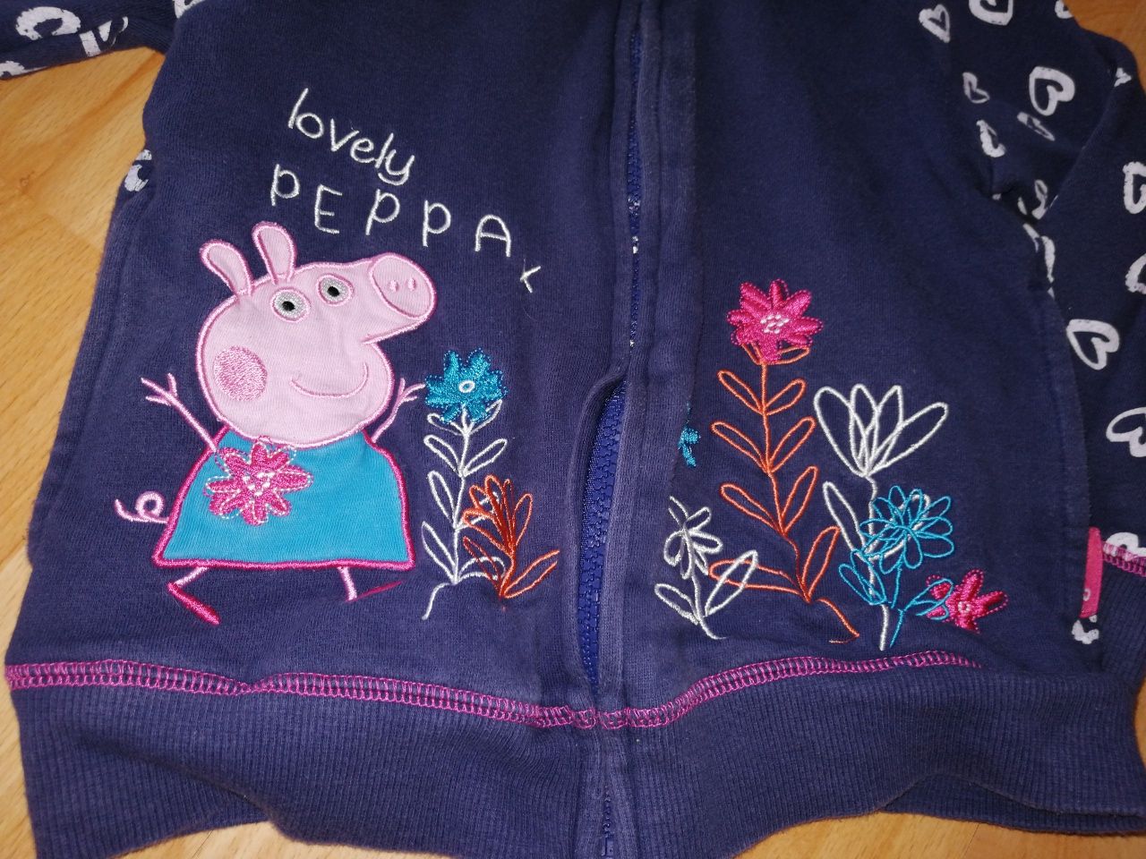 Bawełniana bluza Świnka PEPPA firmy TU na 104-110cm