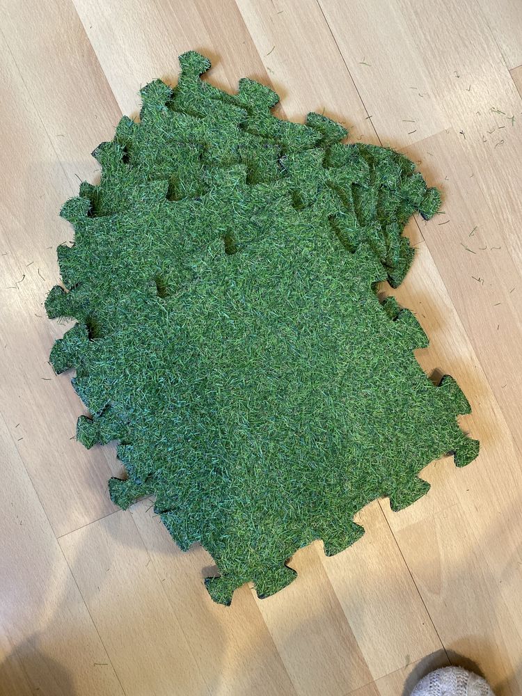 Sztuczna trawa -puzzle