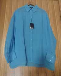 Рубашка сорочка Massimo Dutti L, блуза із рамі