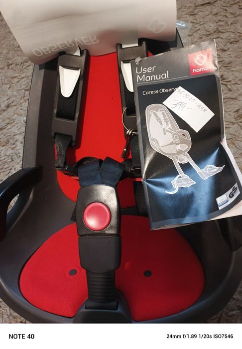 Fotelik dziecięcy na max 15 kg ok.3 lata  (hamax !)