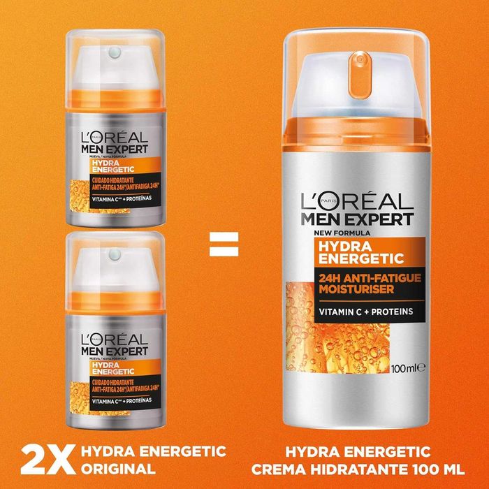 L'Oréal Hydra Energetic - Creme Hidratante Anti-Fatiga 24h XXL