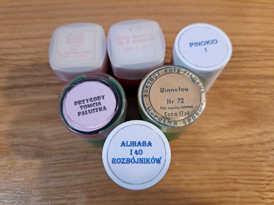 Zestaw (B) bajki na rzutnik projektor diaskop PRL